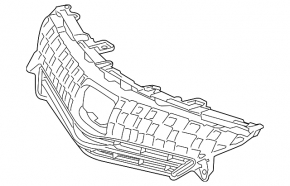 Решетка радиатора grill Toyota Prius V 12-14 дорест