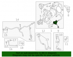 Соленоидный клапан управления турбиной Chevrolet Malibu 16-18 1.5T