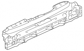 Дверь багажника голая нижняя часть Mitsubishi Outlander 07-13