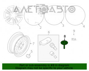 Крепление запаски Hyundai Tucson 16-18