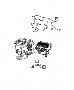 CLIMATE HEATER TEMPERATURE CONTROL MODULE Jeep Grand Cherokee WL 21-26