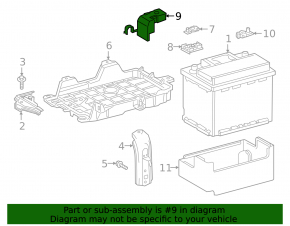 Крышка плюсовой клеммы АКБ Toyota Rav4 19-25 2.5
