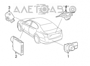 Парктроник задний Lexus CT200h 11-13