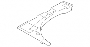 Пенопласт багажника правый Subaru XV Crosstrek 18-23