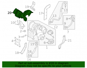 Защита коллектора VW Atlas 18-23 2.0T