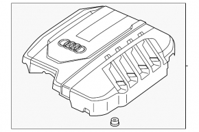 Накладка двигателя Audi Q5 80A 21-24 2.0T