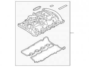 Крышка клапанная BMW X3 G01 20-22 B46A20B 2.0T