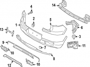 Ranforsare bara spate Volvo C40 22-24