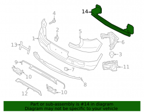 Ranforsare bara spate Volvo C40 22-24