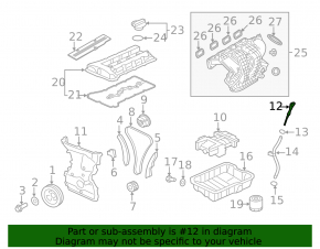 Щуп масляный Mitsubishi Outlander Sport ASX 11-24