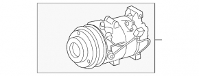 Compresor aer condiționat Lexus GS350 07-11 AWD