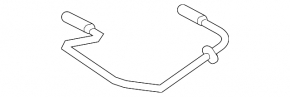 Датчик температуры топливных паров Ford Fusion mk5 17-20 hybrid с трубкой