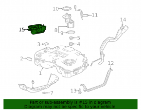 Fuel Pump Driver Module Chevrolet Volt 16-19