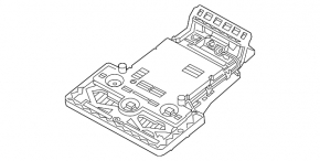 Плафон освещения передний BMW 5 F10 11-16 под люк Base