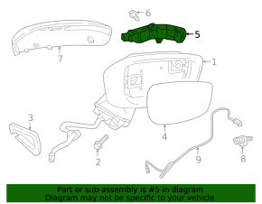 Повторитель поворота правого зеркала Mazda CX-50 23-26
