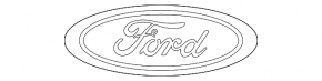 Emblema grilei radiatorului Ford Escape MK3 17-19 restilizată