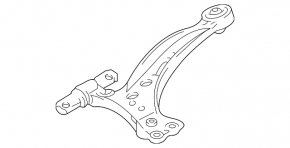 Maneta inferioară frontală stângă Lexus RX300 98-03 nouă originală