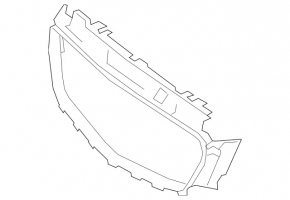 Основание решетки радиатора Mercedes E 400/450/43/53 17-20 без камеры, AMG pkg