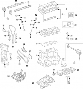 Поршень Ford Fusion mk5 13-16 2.0T