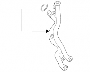 Teava sistem racire Audi Q7 4L 10-15 plastic