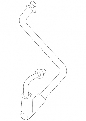 Трубка охлаждения турбины впуск BMW X1 F48 16-19 B46