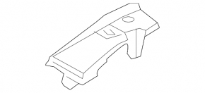 Capac motor stânga Lexus GS450h 06-11