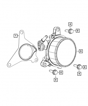 Вакуумный насос Fiat 500L 14-19