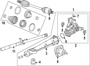 Карданный вал кардан Chevrolet Equinox 18-24