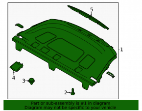 Raft spate pentru Hyundai Sonata 20-26 fără subwoofer, negru