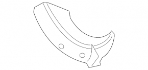 Ornament balama stânga hayon pentru BMW X3 G01 18-24