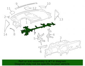 Труба подторпедная усиление Lexus CT200h 11-14