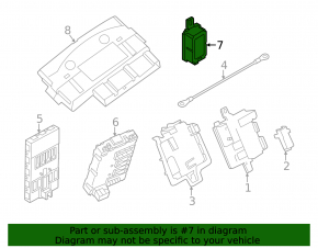 Modul telecomandă BMW X1 F48 16-17