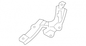 Петля капота левая Kia Forte 4d 14-18