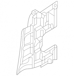 Deflector inferior radiator Nissan Rogue 21-23 us construit
