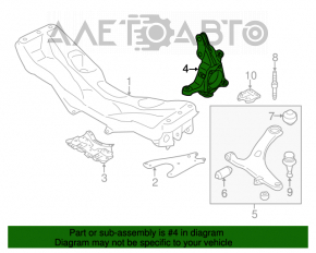 Цапфа передняя правая Subaru Impreza 17-23 GK