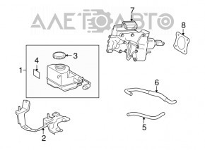 ABS АБС в сборе с ГТЦ Lexus Hs250h 10-11