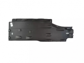 Защита днища левая Chrysler Pacifica 17-26 FWD примята, надрывы