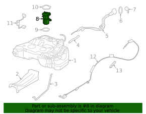 Топливный насос бензонасос Nissan Altima 13-18 2.5 3.5