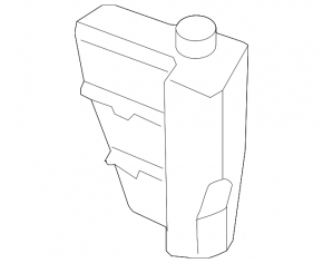 Vas de expansiune lichid de răcire pentru Honda Crosstour 10-15 2.4L, Coupe, 3.5L