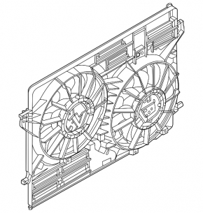 Ansamblu carcasă radiator difuzor Nissan Murano z53 25-26 2.0