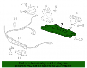 Кронштейн АКПП Chevrolet Camaro 16-23 2.0T