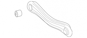 Braț de control spate stânga sus Mercedes GLE 53/63 20-26 AMG pachet