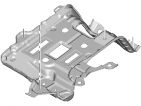 Кронштейн инвертора Ford C-max MK2 13-18