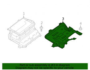 Кронштейн инвертора Ford C-max MK2 13-18