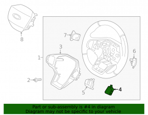 Кнопки управления на руле правые Ford Escape MK4 20-22