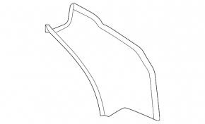 Ornament stop aripă spate dreapta, exterior, Land Rover Range Rover Velar 18-23