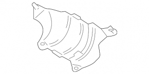 Защита катализатора передняя Lexus RX300 RX330 04-09