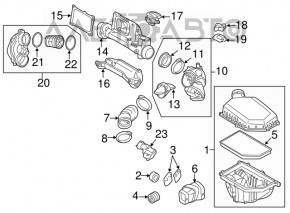 Дроссельная заслонка Volvo XC40 19-26