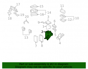 Корпус блока предохранителей подкапотного средняя часть Lexus RX400h 06-08