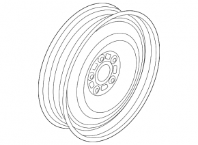 Запасное колесо докатка Ford Focus mk3 11-18 R16 125/80